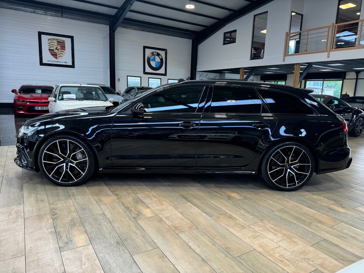 Audi RS6 AVANT PERMORMANCE  V8 4.0 QUATTRO 605cv FULL BLACK CARBONE IMMAT FR  MILLTEK + xx
