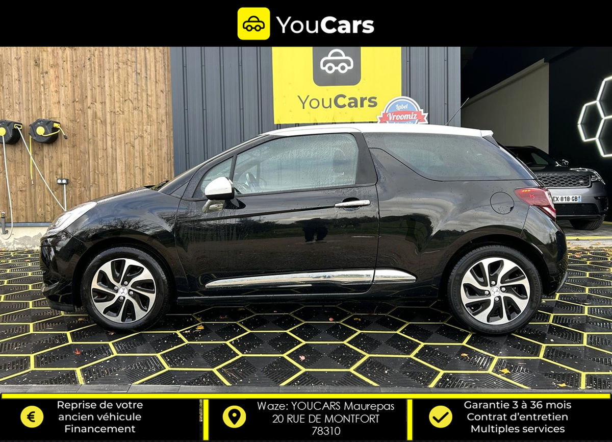 Citroën DS3 SO CHIC 1.6 Blue HDi 100 cv KIT DE DISTRIBUTION FAIT - CAMERA DE RECUL - GPS