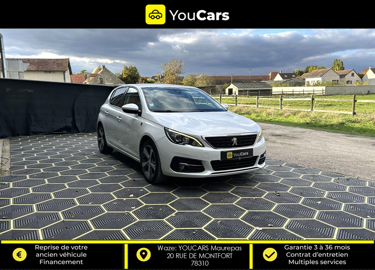 Peugeot 308 TECH EDITION Phase II 1.5 BlueHDi EAT8 130 cv BOITE AUTO - INTERIEUR SEMI CUIR