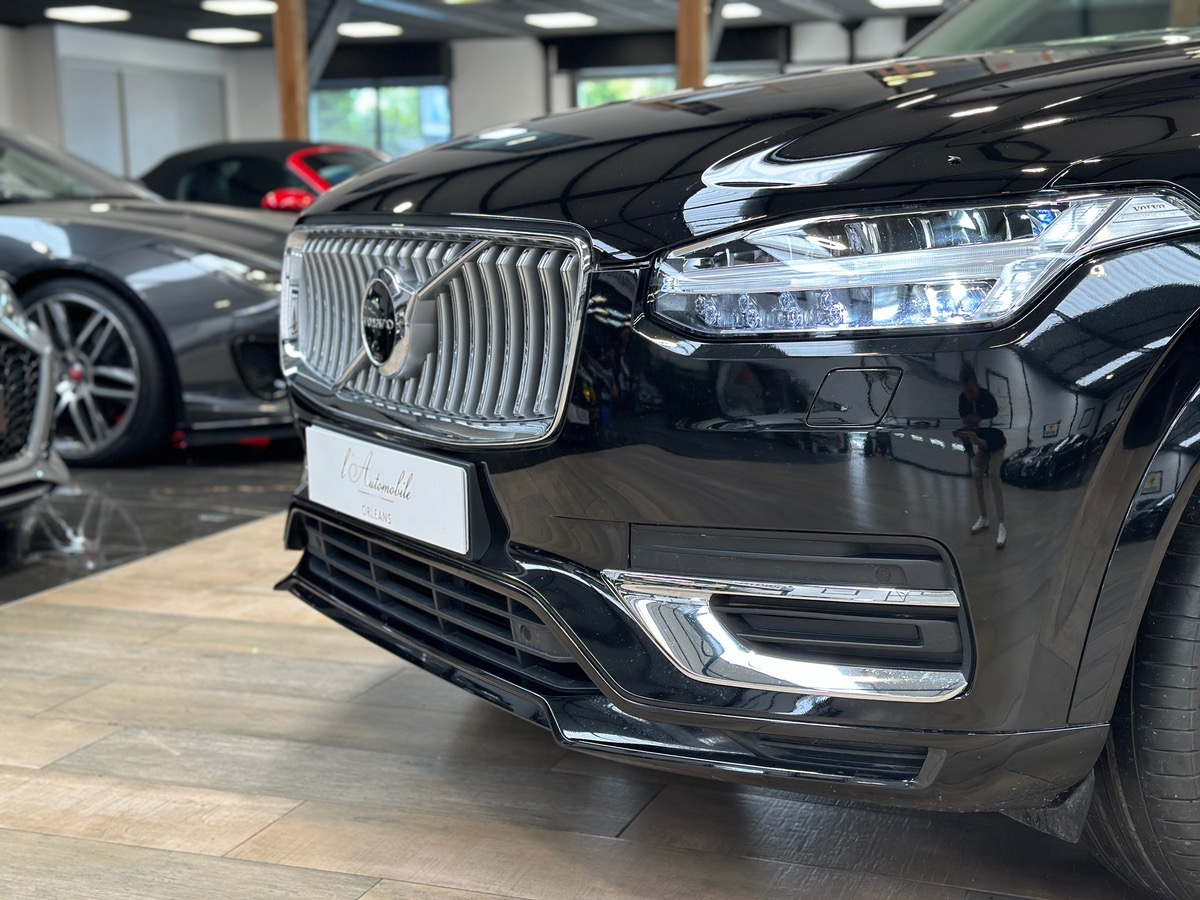 Volvo XC90 T8 Recharge Inscription Luxe AWD - 7 PLACES - 1ère Main - Attelage - FULL OPTIONS