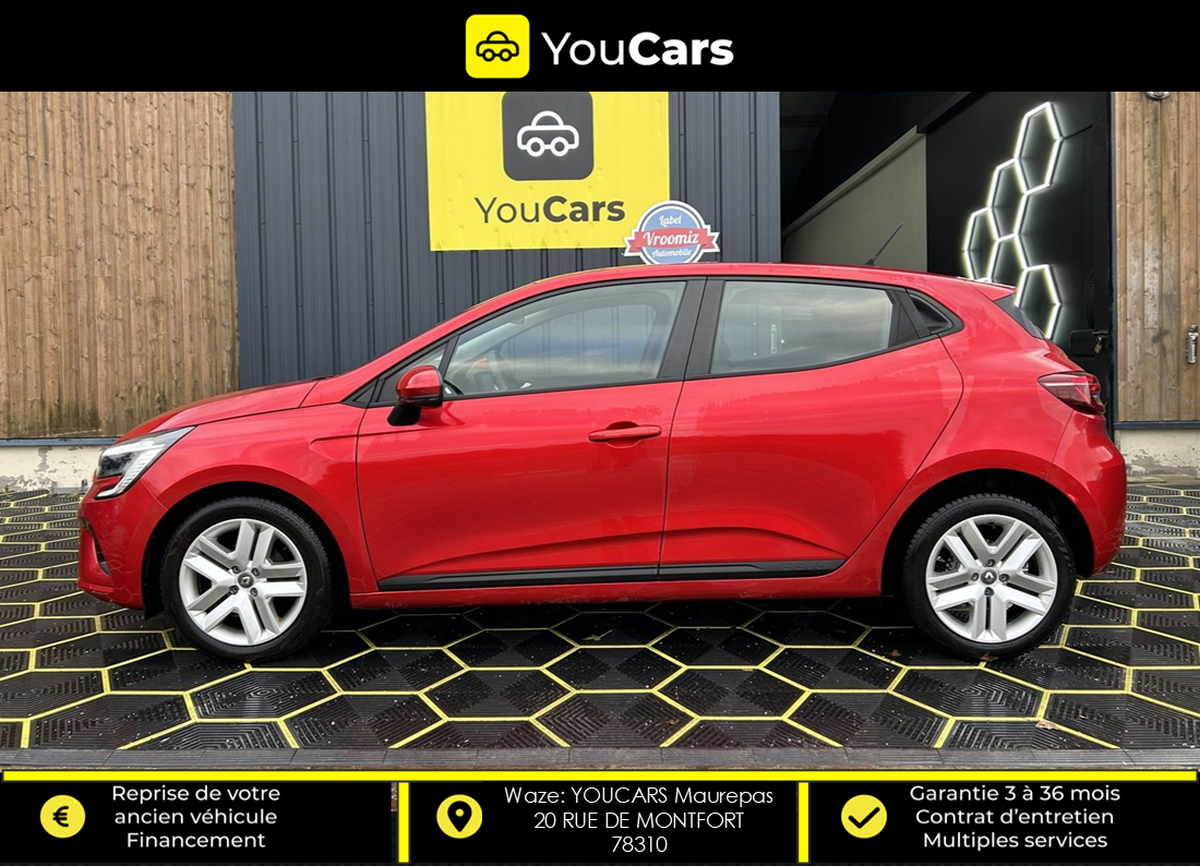 RENAULT Clio V 5 1.0 TCe 90 cv ENTRETIEN RENAULT - SIEGES RS LINE - CARPLAY
