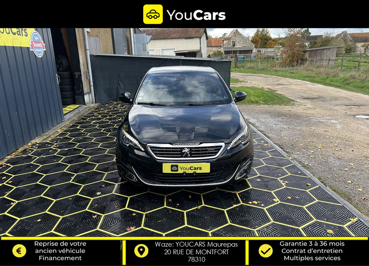 Peugeot 308 GT LINE 1.6 BlueHDi EAT6 120 cv BOITE AUTO - KIT DISTRIBUTION FAIT - CAMERA DE RECUL