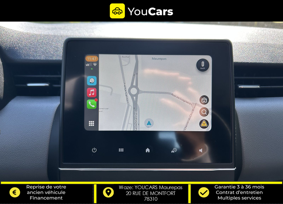 RENAULT Clio V ZEN 5 Portes 1.5 dCi DPF 5 PL 85cv ECRAN GPS TACTIL - CARPLAY - JANTE ALU 16 POUCES