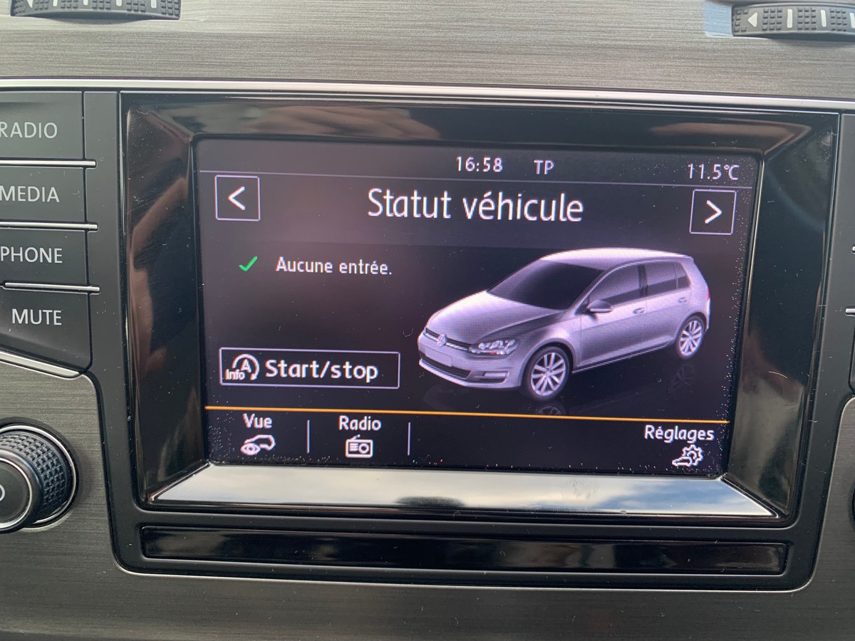 Volkswagen GOLF 7 105 ch | Confortline | Toit ouvrant | Régulateur de vitesse | Radar avant et arriére