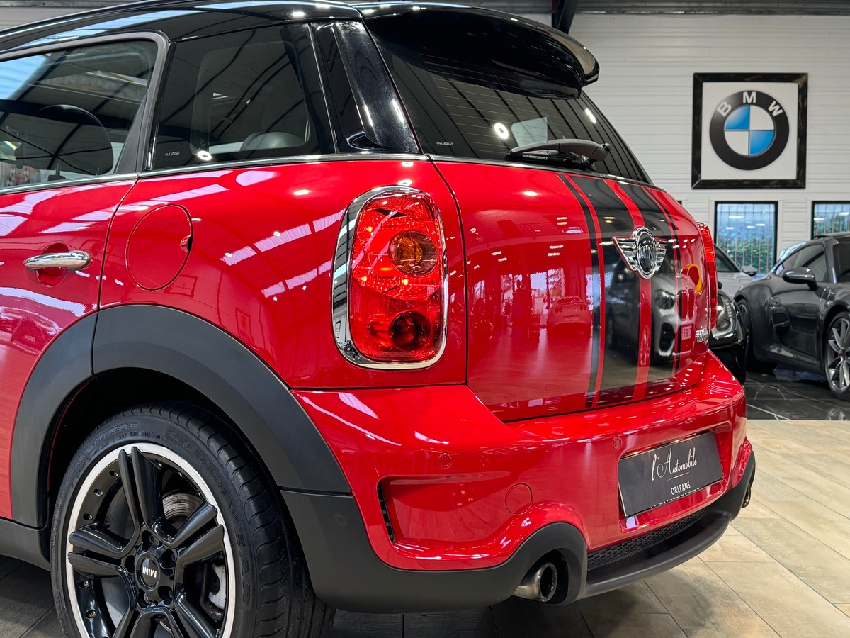 Mini Countryman (R60) COOPER S 184CV TOIT OUVRANT PANORAMIQUE CHILI RED B