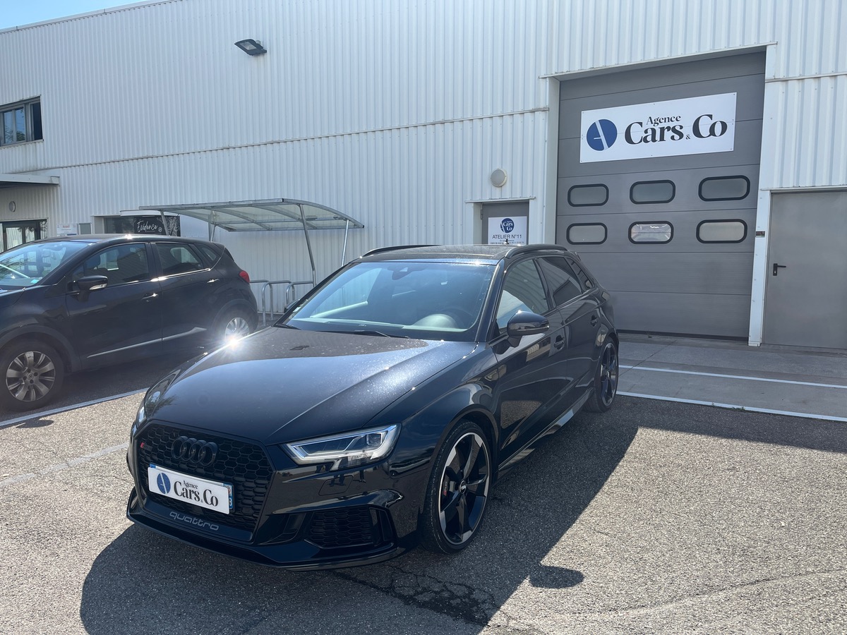 Audi RS3 SPORTBACK 2.5 TFSI 400 QUATTRO S TRONIC, Suivi complet, Toit panoramique, Matrix LED, B&O