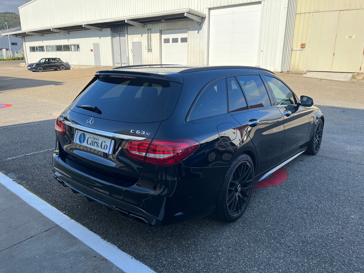 Mercedes-Benz Classe C 63 S 510ch V8 BI-TURBO, SUIVI COMPLET MERCEDES, ORIGINE FRANCE, PACK CARBONE