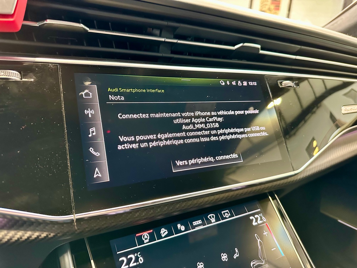 Audi RS Q8 4.0 TFSI 600 Quattro Tiptronic 8 Français u