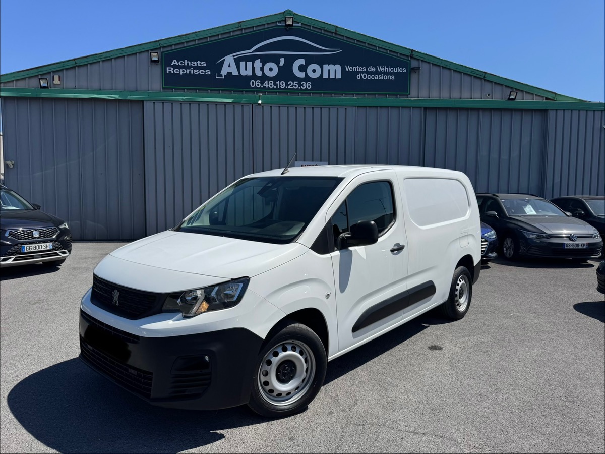 Peugeot Partner L3 LONG 1.5 BHDI 100CH PREMIUM PACK + ATTELAGE / 2 PLACES