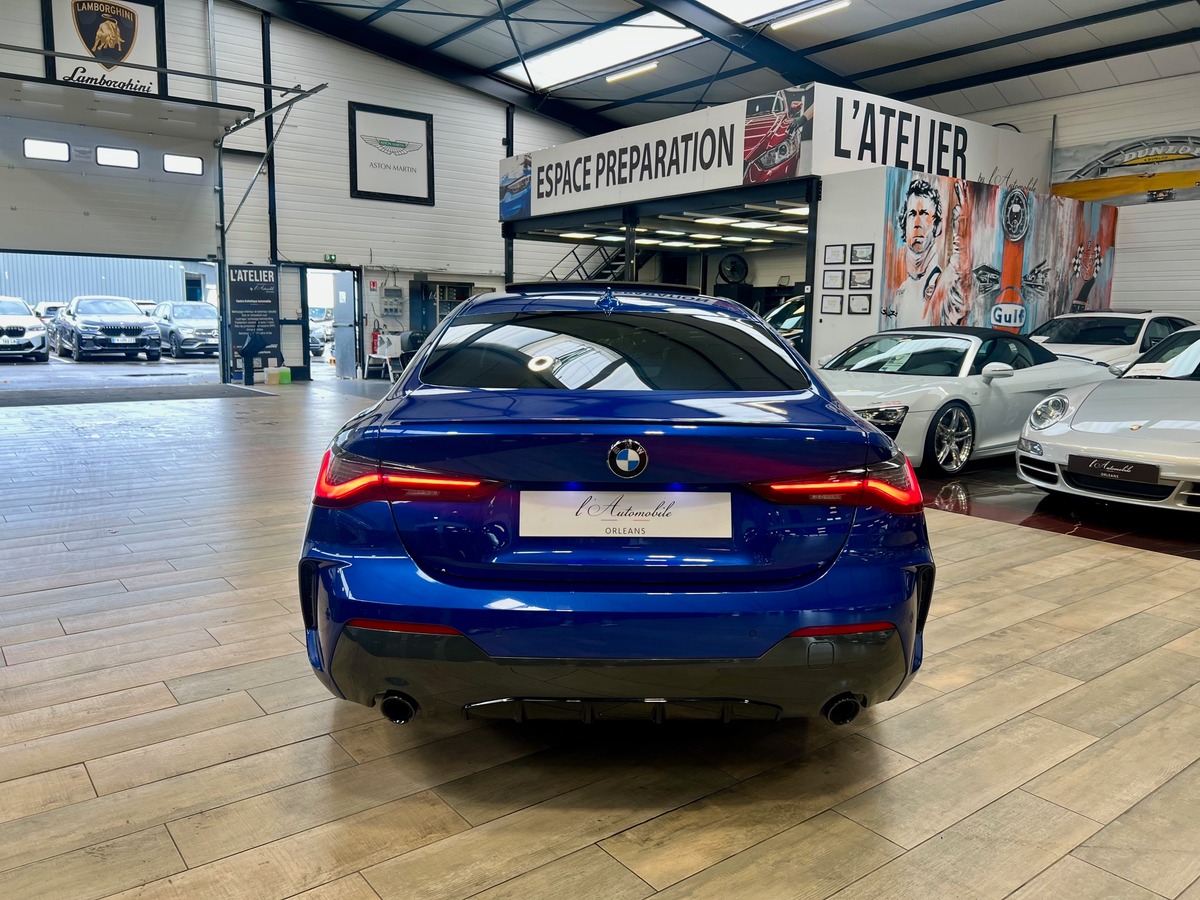 Bmw Série 4 (G22) COUPE 420D 190 M SPORT BVA8 /PORTIMAO BLUE/TOIT PANO/HUD