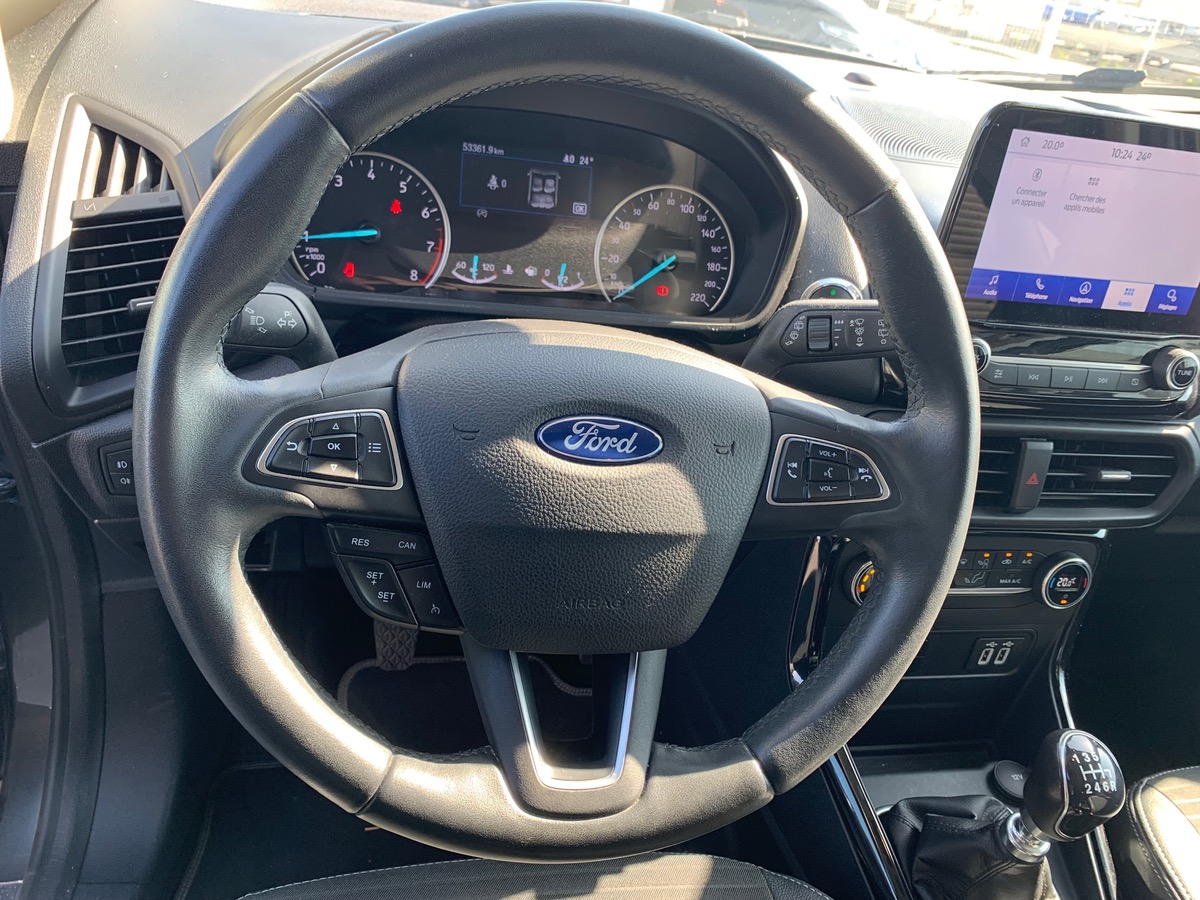 Ford EcoSport TITANIUM | Dernier entretien à 49498 kms | PACK CONFORT NAV | Régulateur de vitesse