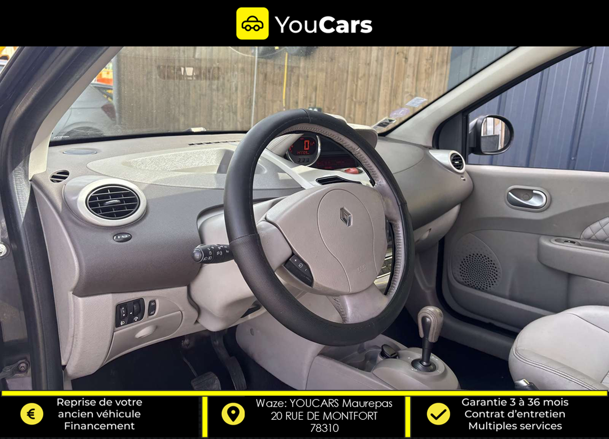 RENAULT Twingo 2 II Phase  1.2 i Quickshift 75 cv Boîte auto INITIALE PARIS