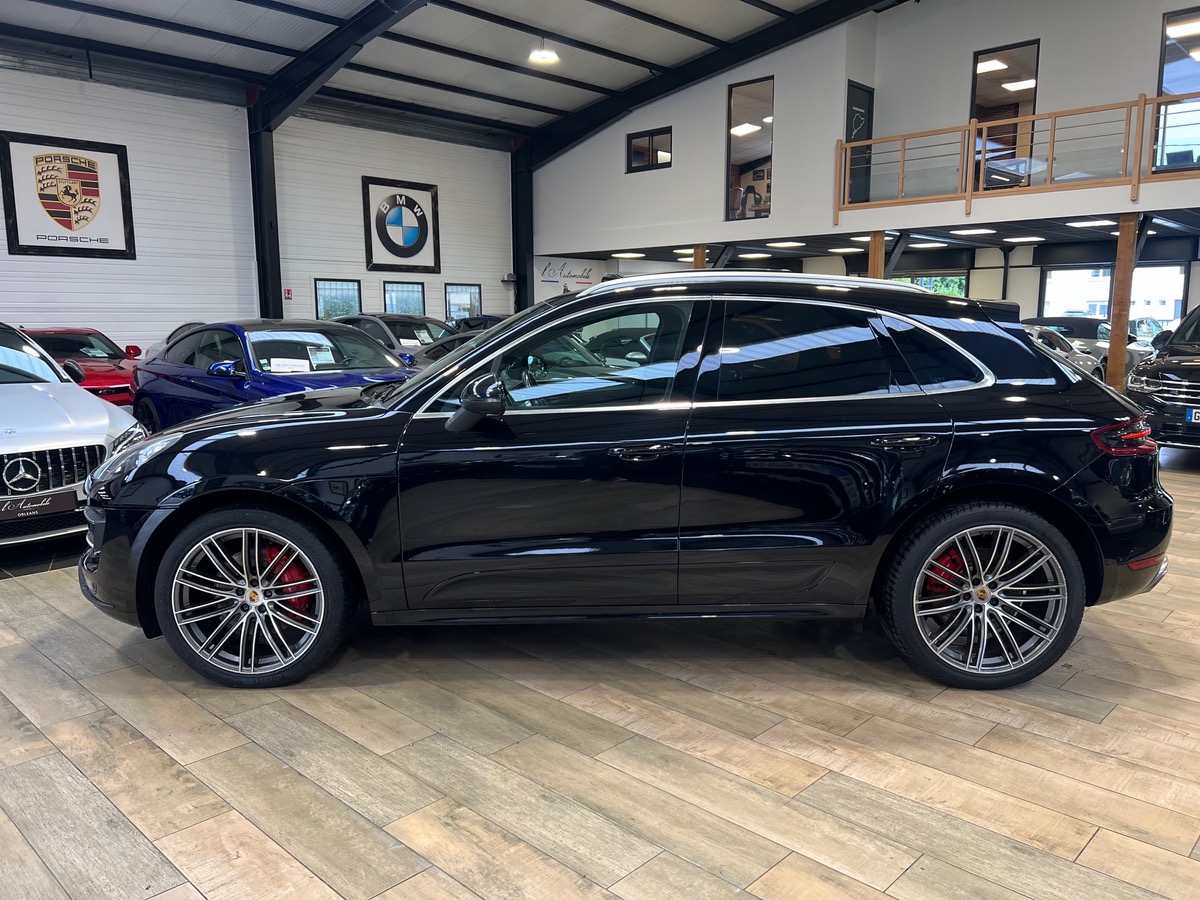 Porsche Macan TURBO 3.6 V6 PDK 400CV TO / BURMESTER / PACK CHRONO / SUIVIT COMPLET A