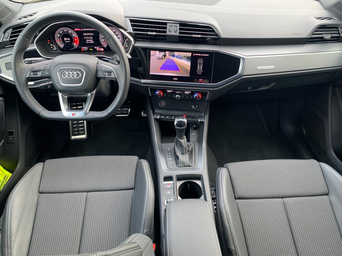 Audi Q3 Sportback 150 ch | S-line | Première main | Caméra de recul | Pack esthétique noir plus