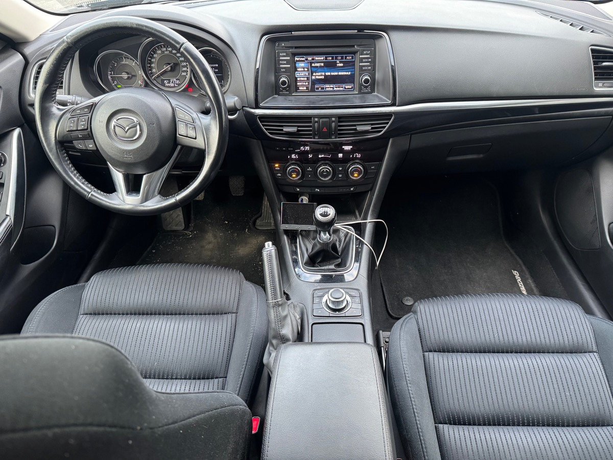 Mazda 6 150 ch | Elegance | Historique d'entretiens | GPS | Jantes Alu | Régulateur de vitesse