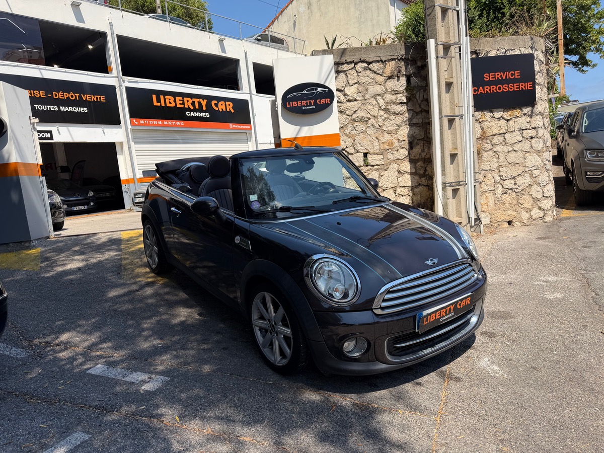 Mini Cabrio Cabriolet Cooper  1.6 i 122 CV / KM Réel / Clim / Intérieur Cuir / Jantes