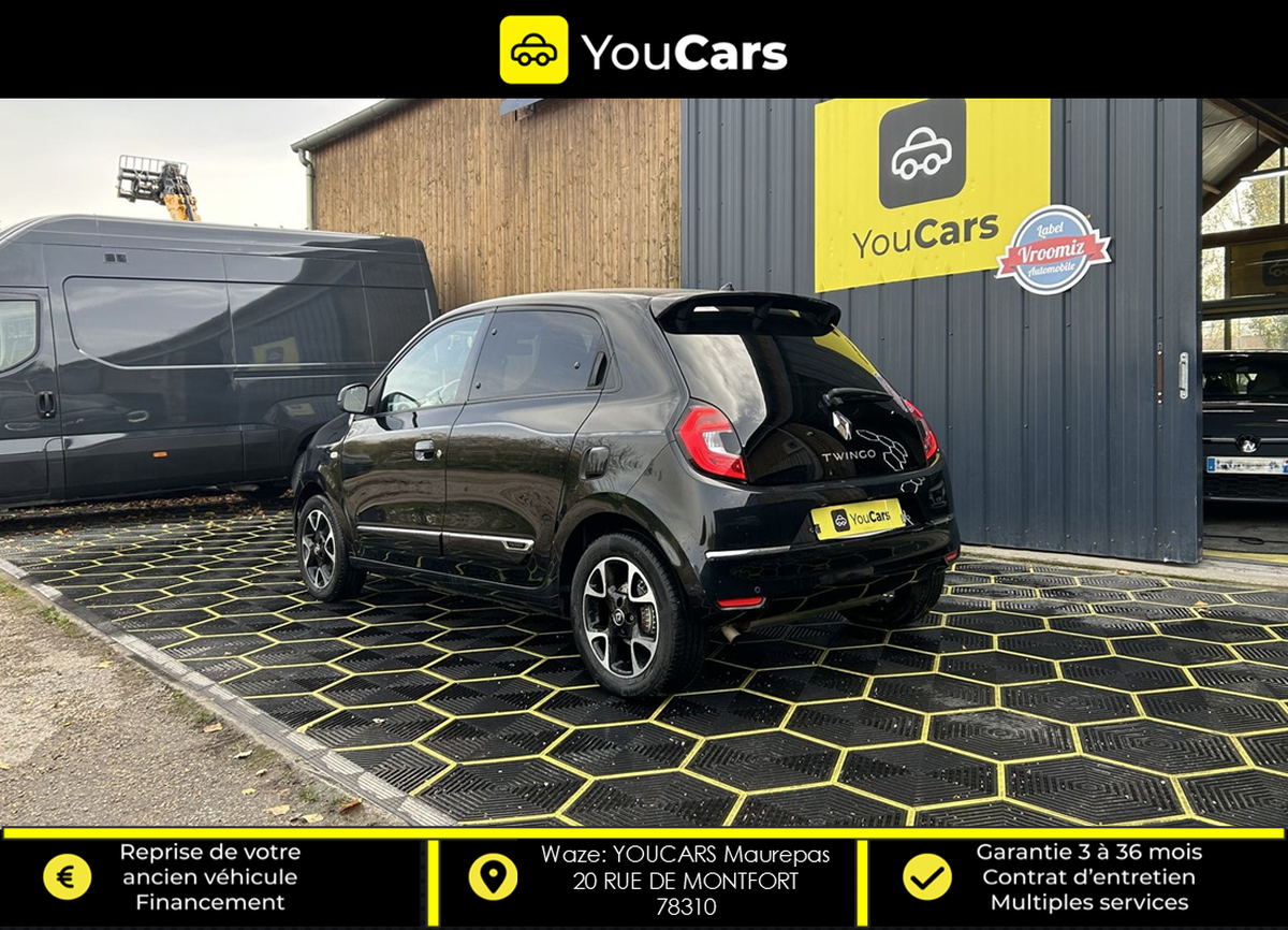 RENAULT Twingo INTENS Phase 2 1.0 SCe S&S 75 cv INTERIEUR SEMI CUIR - CARPLAY - RADAR DE RECUL
