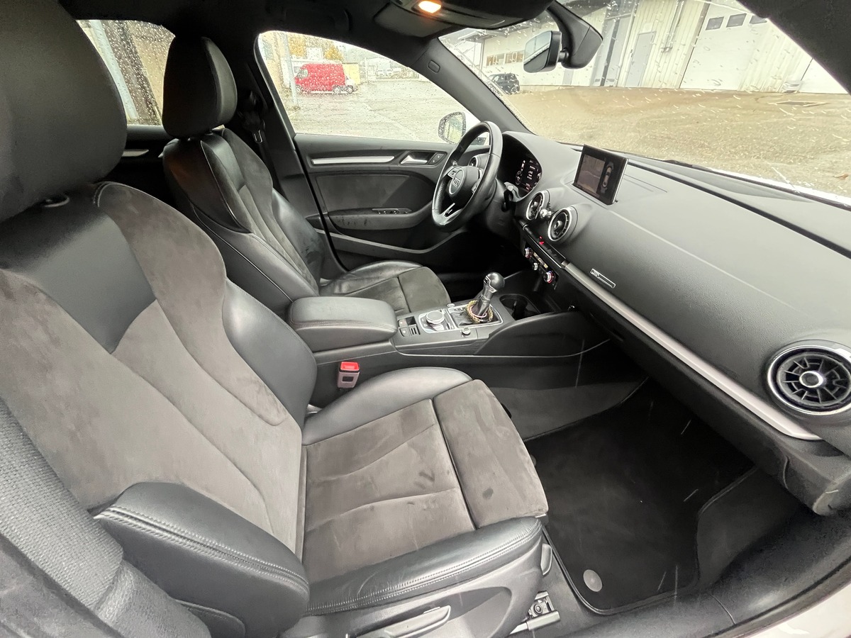 Audi A3 Berline 2.0 150ch BUSINESS DSG, SUIVI COMPLET, VIRTUAL COCKPIT, CAMERA, KEYLESS, REGULATEUR
