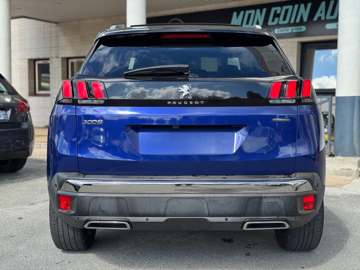Peugeot 3008 GT LINE Phase 2 1.6 BlueHDi EAT6 120 cv Boîte auto - Toit Ouvrant