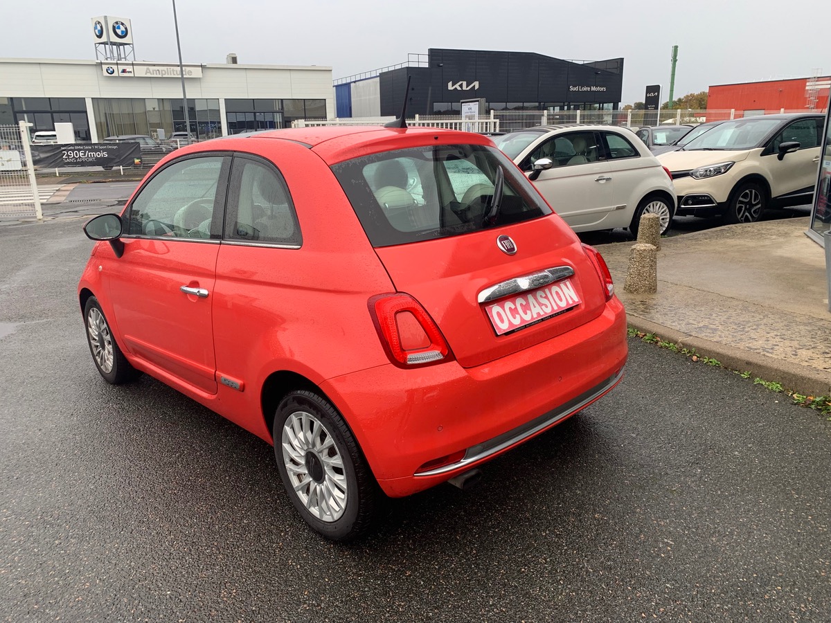 Fiat 500 85 ch | LOUNGE | Uconnect Radio 5" NAV LIVE | Radar de stationnement AR | Toit panoramique