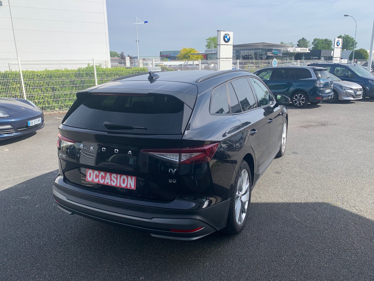 Skoda Enyaq 180 chevaux | iV60 | Apple car Play | Régulateur vitesse adaptatif | Siéges chauffants