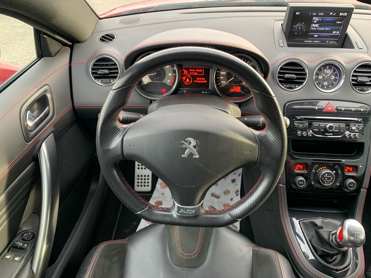 Peugeot RCZ 270 | R | Pack Sport | GPS | Radar avant arriére | Baquet sport mi-cuir Alcantara