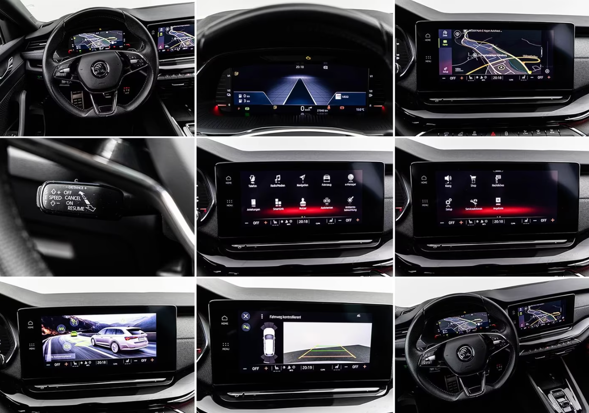 Skoda Octavia Combi IV 1.4 TSI PHEV iV 204ch Sportline DSG6e Hybride/Toit ouvrant/Feux matrix