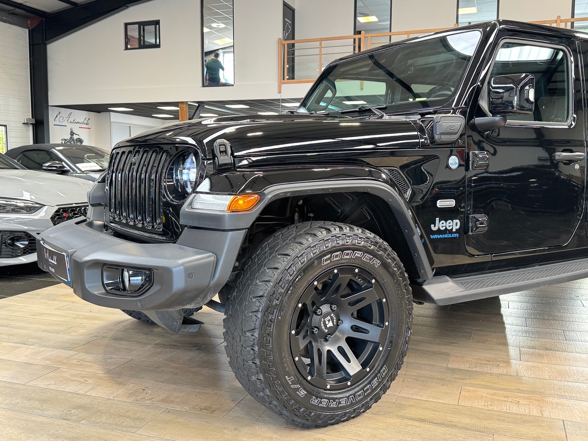 Jeep Wrangler 4XE 380CV UNLIMITED 4X4 OVERLAND JANTES RIDGE RUGGED 17°/CAM/ALPINE C