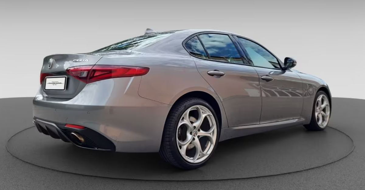 Alfa Romeo Giulia 2.0 TB 280ch Veloce Q4 AT8 Gris Stromboli