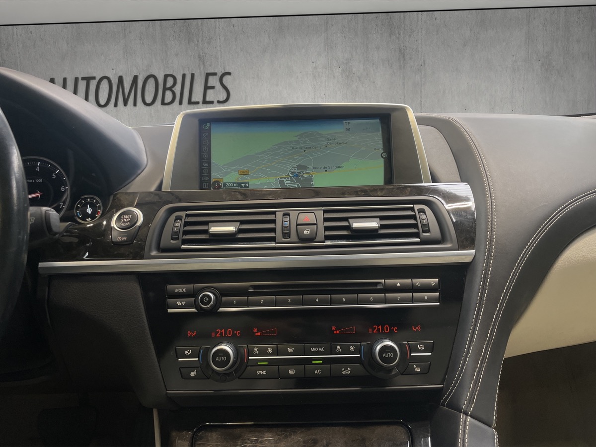 Bmw Série 6 (F06) GRAND COUPE 650i 4.4 V8 450CH - LUXE - CAMERA/TOIT PANORAMIQUE/SIEGES ELEC