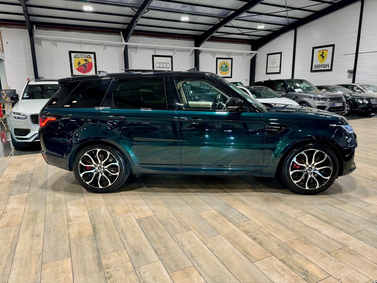 Land-Rover Range Rover Sport P400 404ch HSE Dynamic British Racing Green FULL Option 1ere main fr c