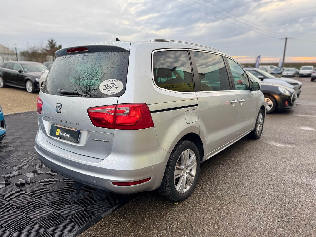 Seat Alhambra 2.0 TDi DSG6 140 cv Boîte auto - PORTE ELECTRIQUES  - RIEN A PREVOIR