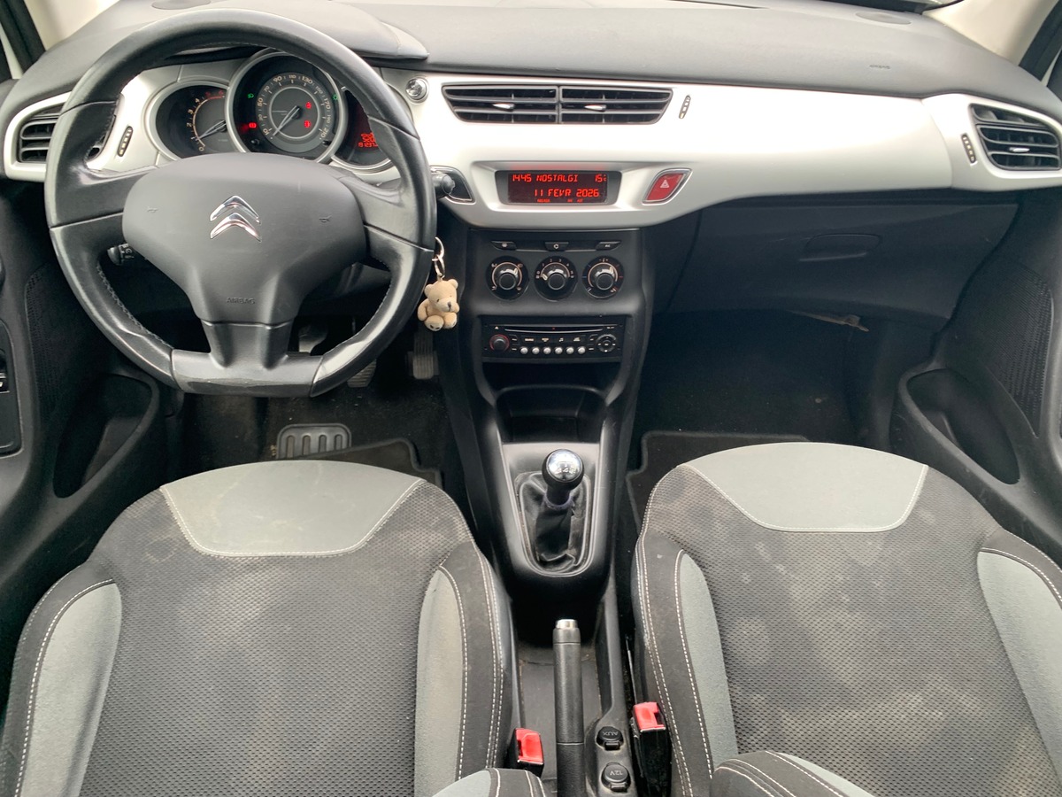 Citroën C3 68 ch | 2 Places | Régulateur de vitesse | Climatisation | Roue de secours homogène 15"