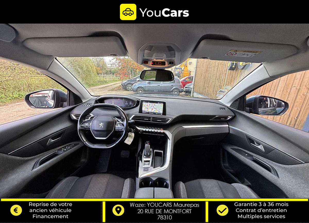 Peugeot 5008 II 1.5 BlueHDi EAT8 130 cv Boîte auto RADAR DE RECUL AV/AR ENTRETIEN A JOUR 7 places