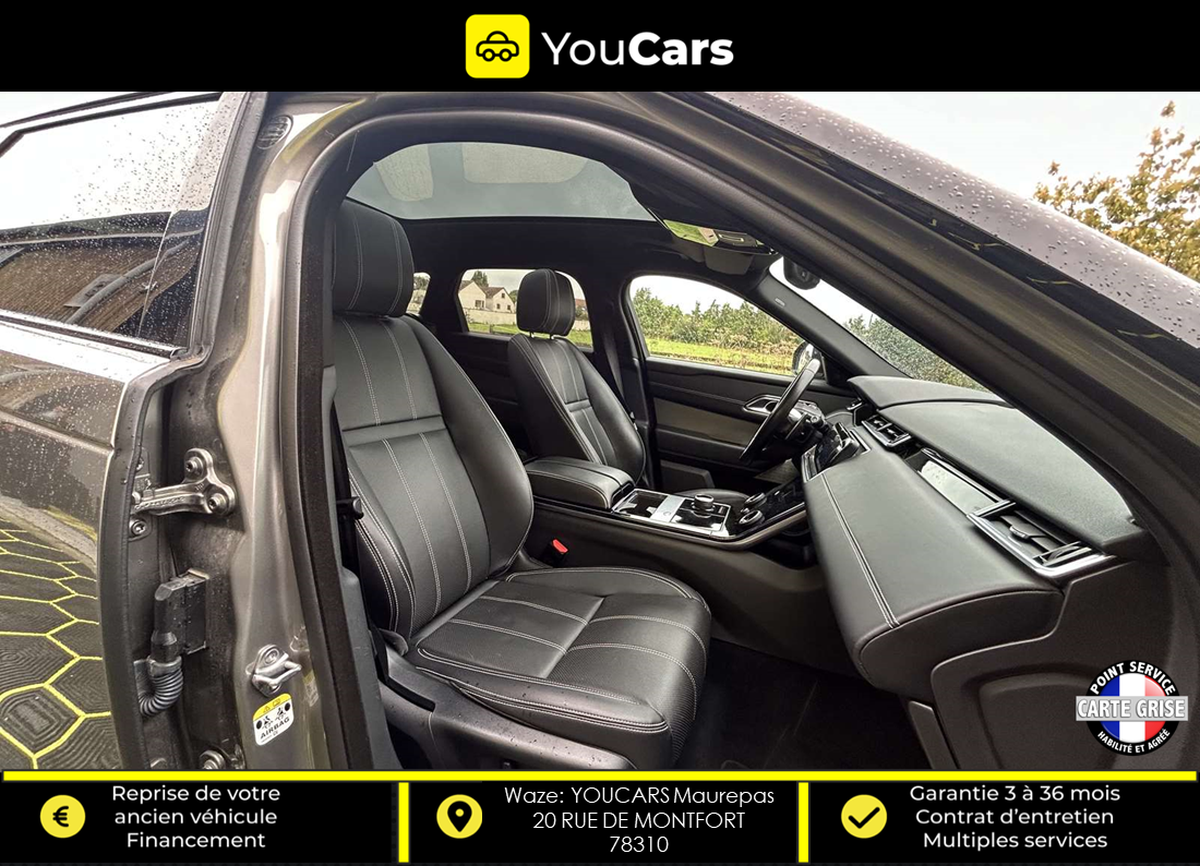 Land-Rover Range Rover Velar R-DYNAMIC D240 2.0 4WD 240 cv BOITE AUTO - TOIT PANO - FULL OPTION