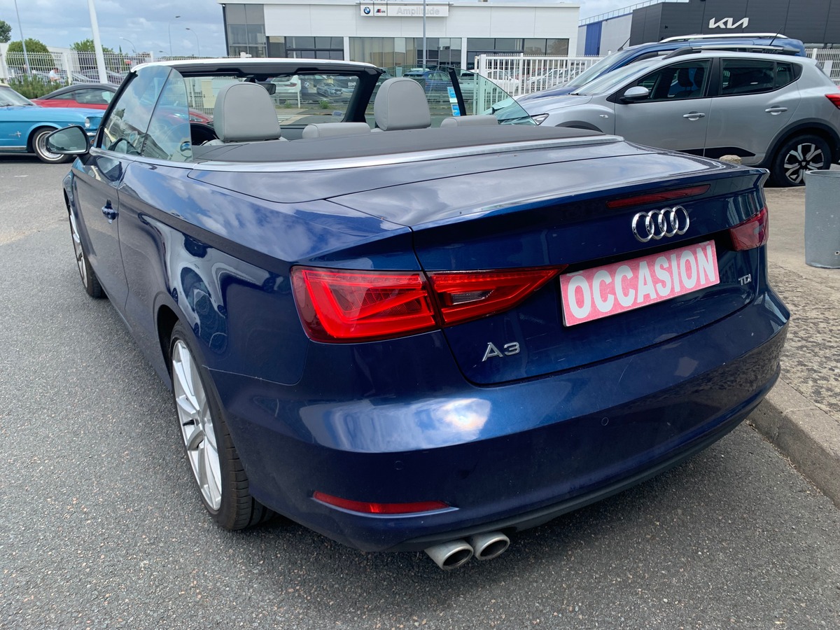 Audi A3 Cabriolet 150 chevaux | GPS | Caméra de recul | Régulateur de vitesse | Bluetooth