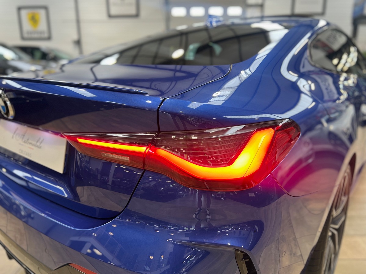 Bmw Série 4 (G22) COUPE 420D 190 M SPORT BVA8 /PORTIMAO BLUE/TOIT PANO/HUD