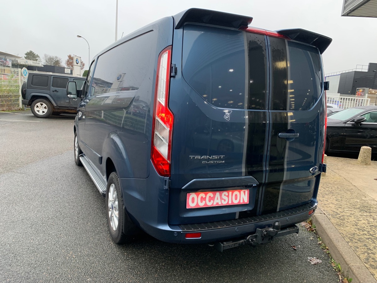 Ford TRANSIT CUSTOM FG 280 L1H1 2.0 130 LIMITED | Marches pieds | Attelage | Régulateur vitesse