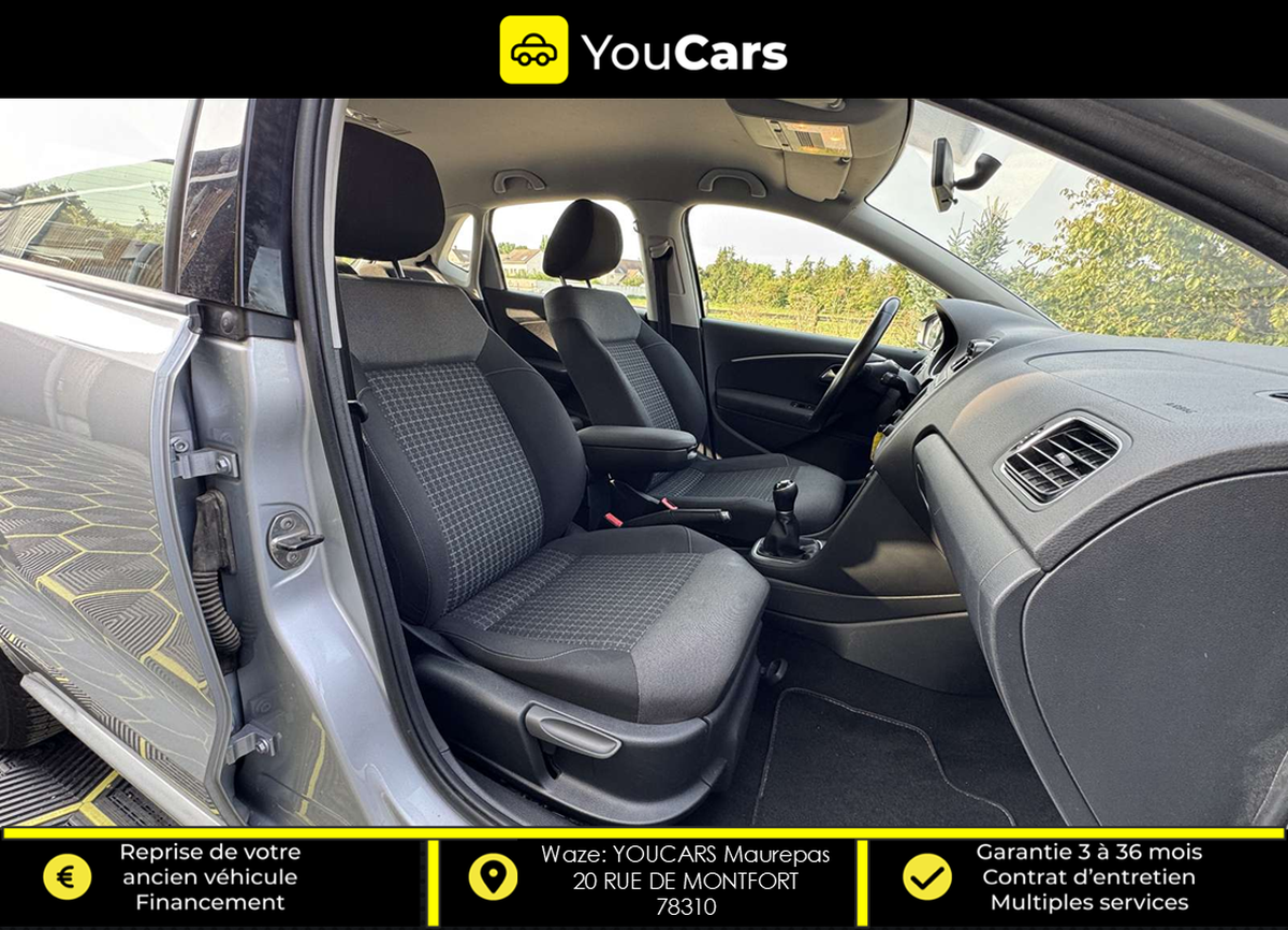 Volkswagen Polo 5 portes Phase 2 1.4 TDI 12V BlueMotion 90 cv