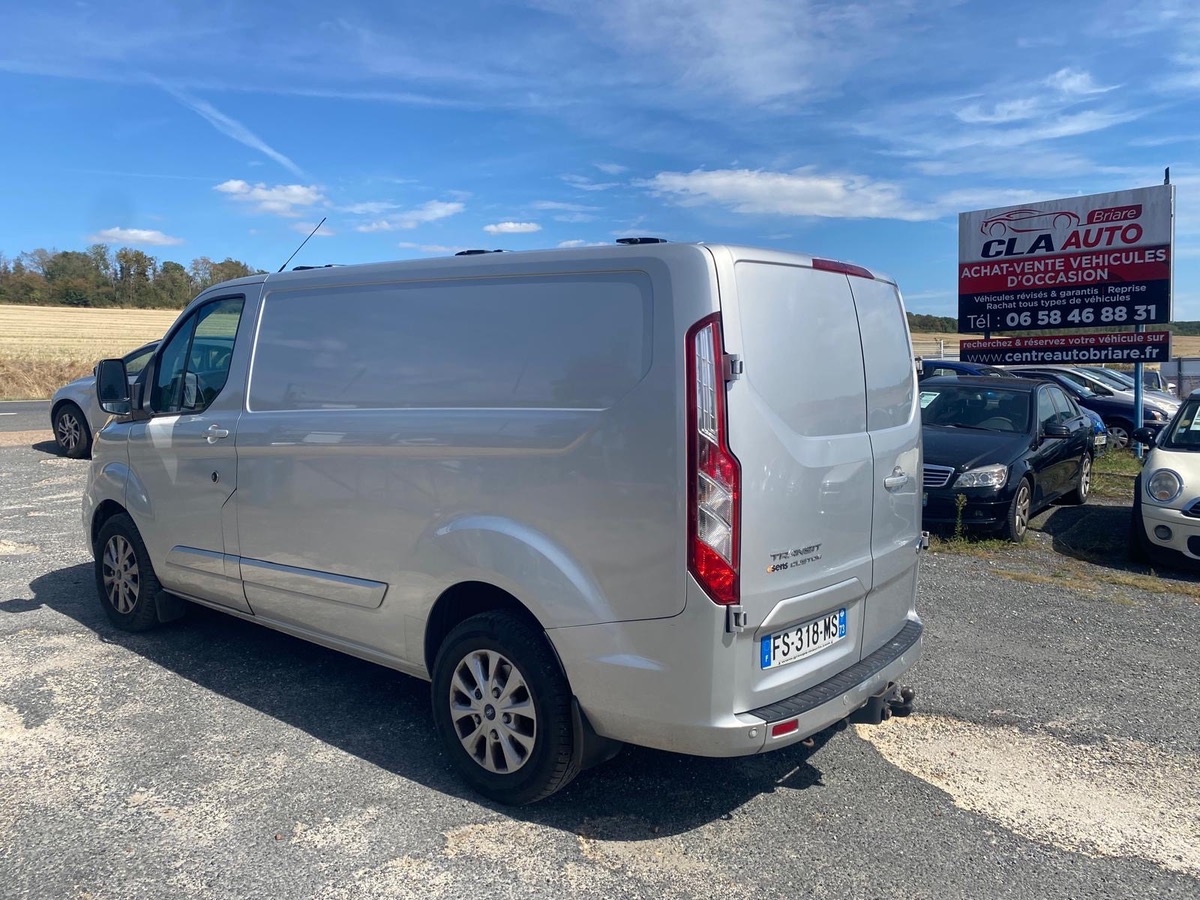 Ford T.CUSTOM transit limited 2.0 130cv 1ère main TVA RECUPERBALES