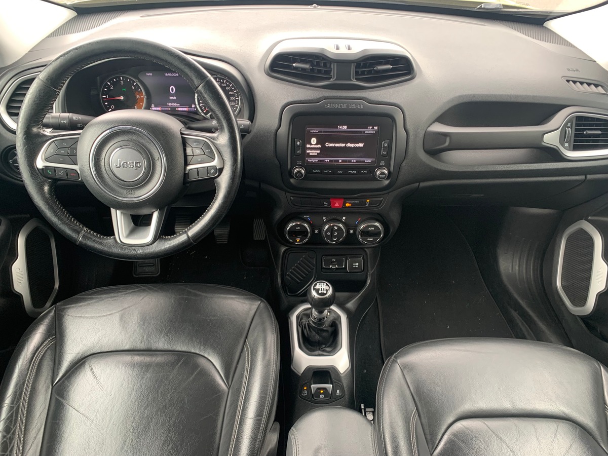 Jeep Renegade 120 chevaux | Régulateur de vitesse | Radar de recul | Bluetooth | Cuir | GPS