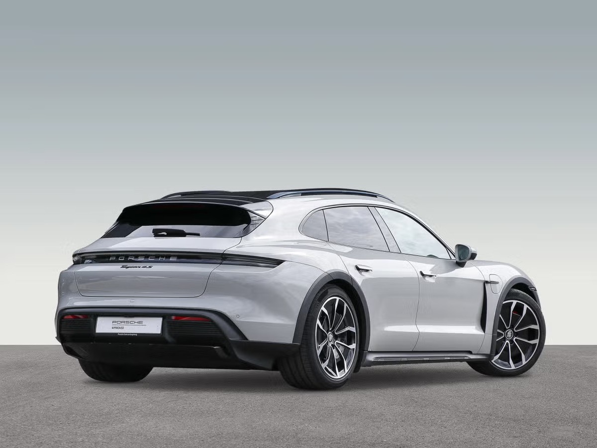 Porsche Taycan Cross Turismo 4S 571ch Craie Chrono/360/ToitPano/ACC/Siège chauffant AV/AR/Angle mort