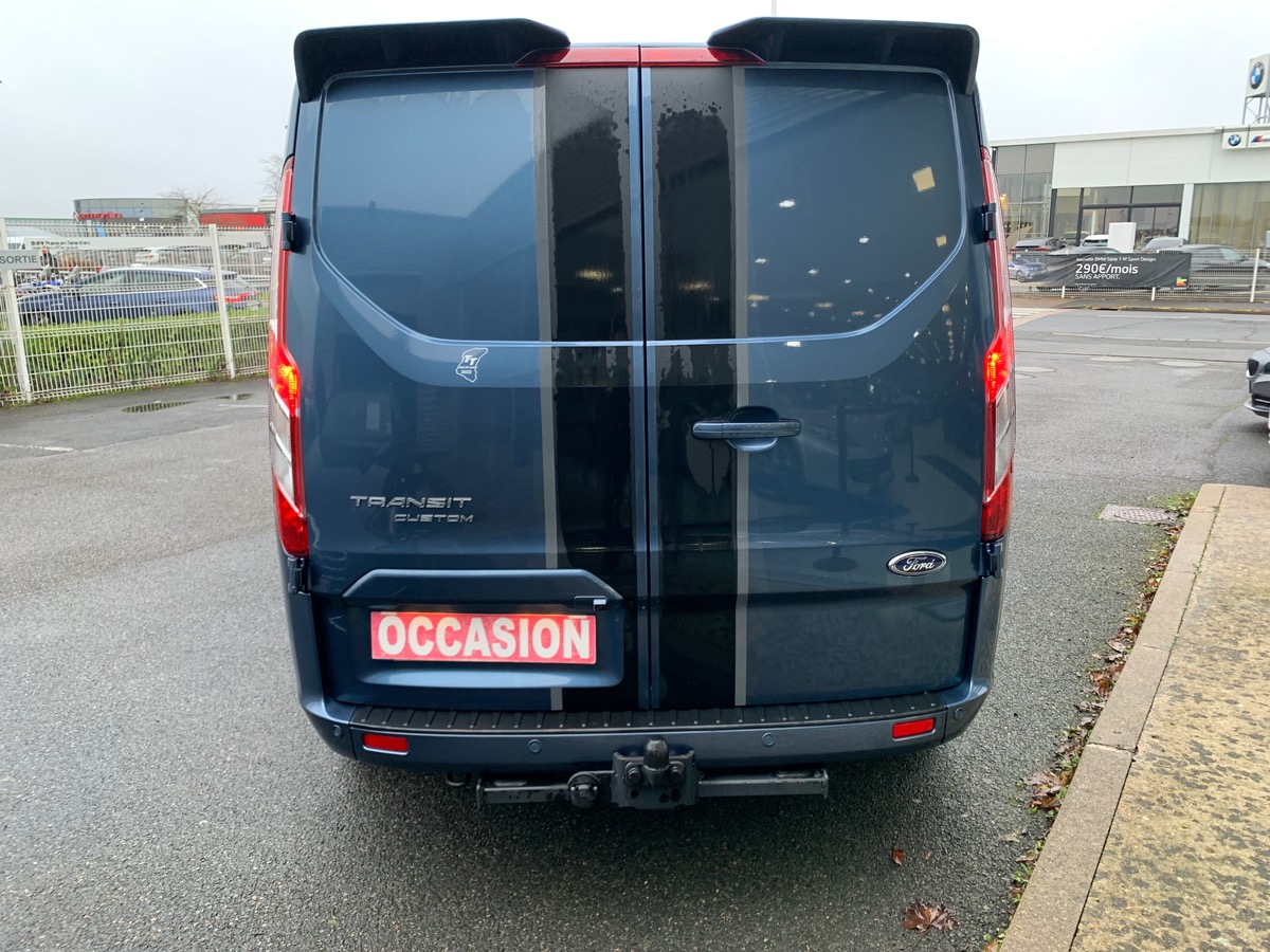 Ford TRANSIT CUSTOM FG 280 L1H1 2.0 130 LIMITED | Marches pieds | Attelage | Régulateur vitesse