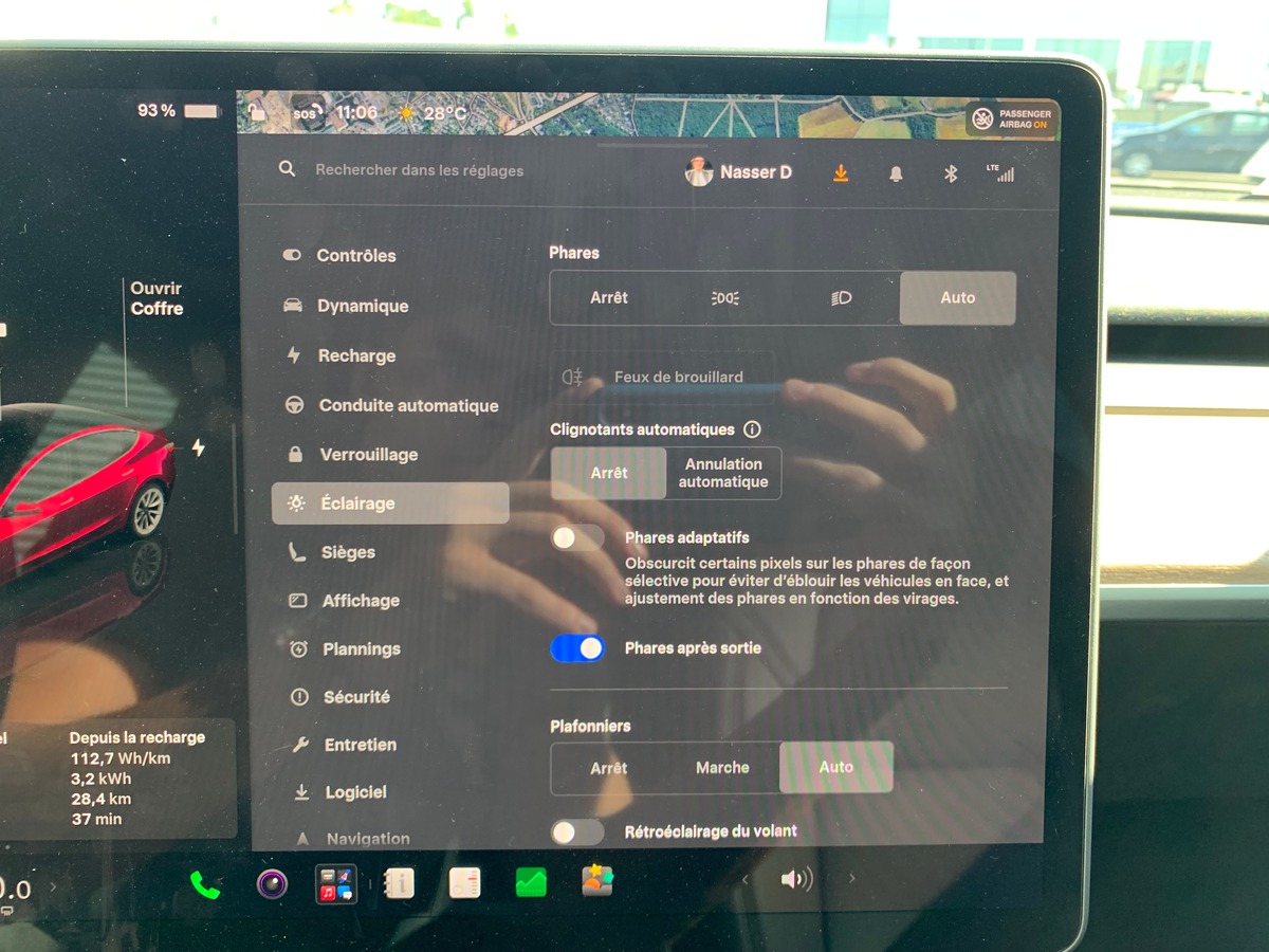 Tesla Model 3 283 ch | Caméra recul | Toit panoramique | GPS | Cuir | Sièges électriques chauffants