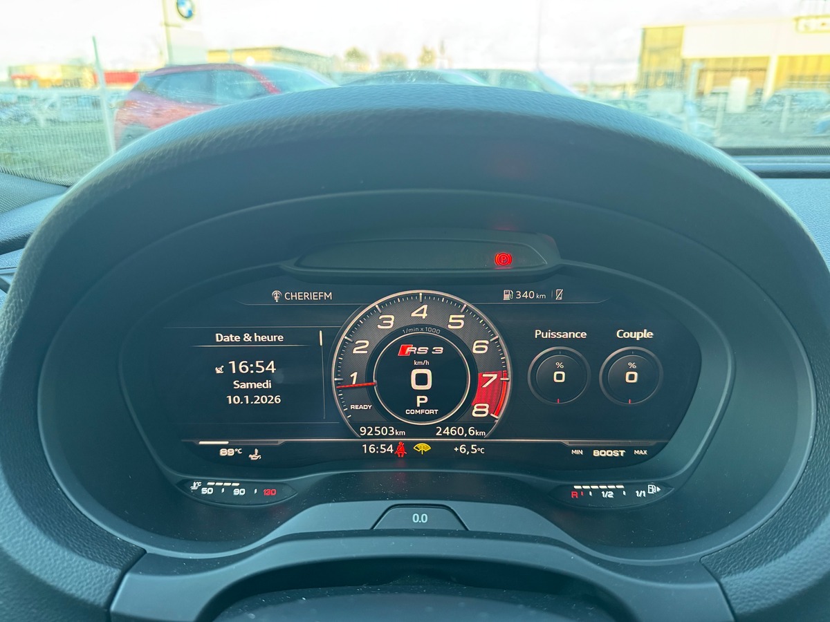 Audi RS3 400 | Quattro | Toit ouvrant | Magnetic Ride | Échappement RS | Bang & Olufsen sound system