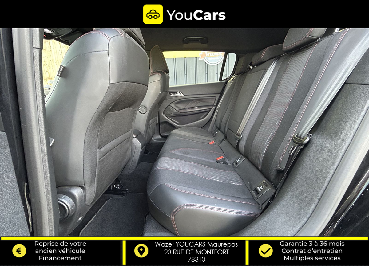 Peugeot 308 GT LINE 1.6 BlueHDi EAT6 120 cv BOITE AUTO - KIT DISTRIBUTION FAIT - CAMERA DE RECUL
