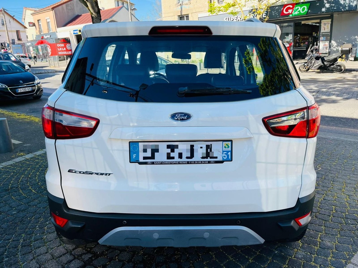Ford EcoSport Titanium - 1.5 Tdci 95Cv Bv5 - 2ème Main - Cuir - 4xCb - Reprise Possible