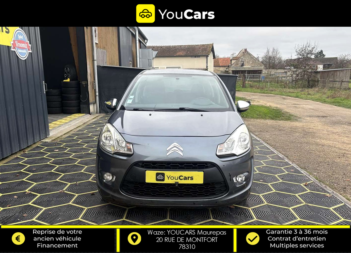 Citroën C3 II 1.4 HDi FAP Airdream 68 cv REGULATEUR CLIM AUTO IDEAL JEUEN PERMIS