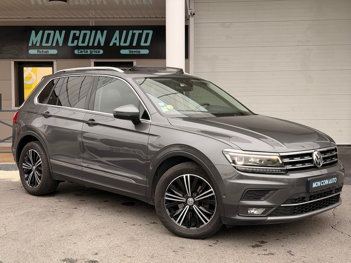 Volkswagen Tiguan II Carat exclusive 2.0 TDi DSG7 150 cv Boîte auto - Sièges cuirs - Toit ouvrant