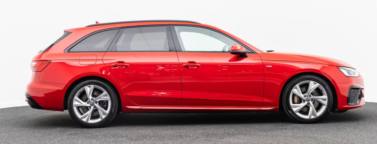 Audi A4 Avant V 45 TDI 231ch S line quattro tiptronic 8 Rouge Tango Toit ouvrant Cuir